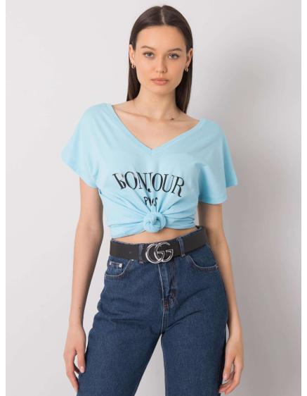 Dámske tričko s potlačou HORTENSE modré