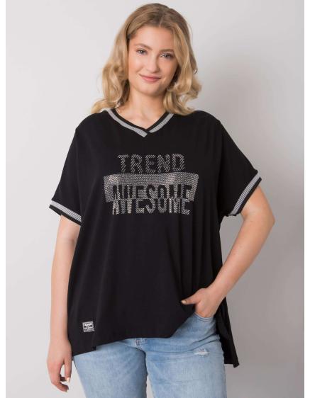 Dámská halenka plus size BILLI černá