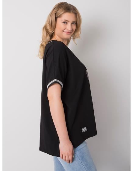 Dámská halenka plus size BILLI černá