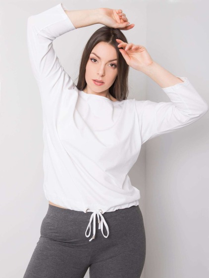 Dámska blúzka plus size SANDY white