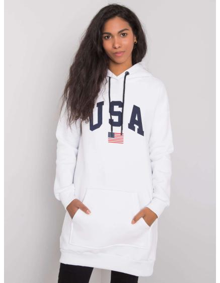 Dámska klokanová mikina Yetty RUE PARIS white