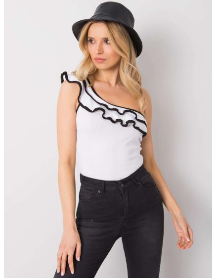 Női fodros felső Rhea OCH BELLA fehér