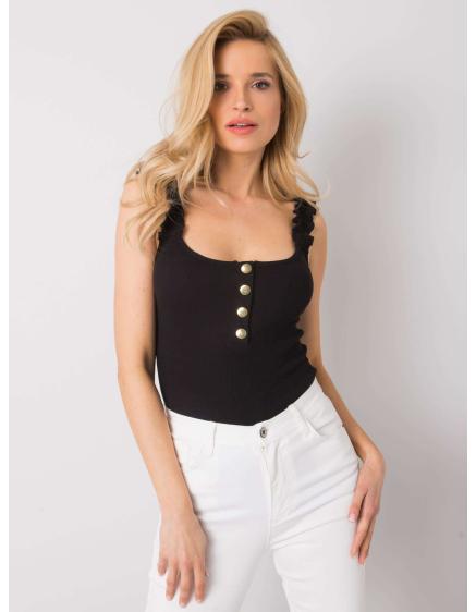 Női top Emmie OCH BELLA Fekete