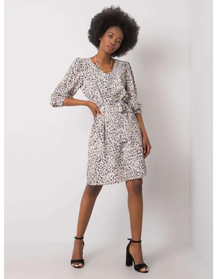 Dámské šaty s potiskem JIANNNA béžové