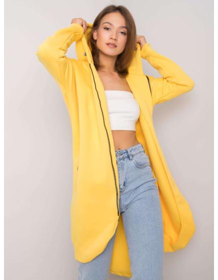 Dámska mikina Tina RUE PARIS žltá