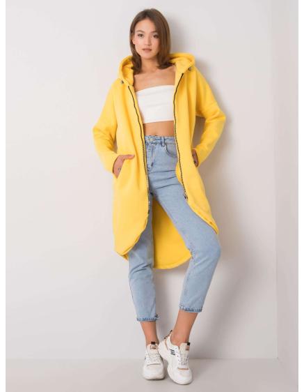 Dámska mikina Tina RUE PARIS žltá