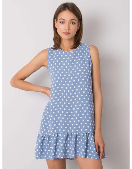 Női Nicollete kockás ruha RUE PARIS kék