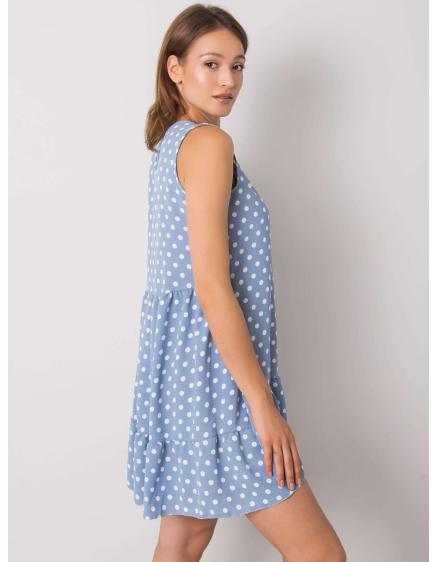 Női Nicollete kockás ruha RUE PARIS kék