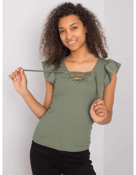 Női blúz csipkés WAWERLY zöld