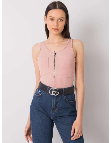 Dámský top s kapsami ROSALIND špinavě růžový 