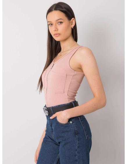 Dámský top s kapsami ROSALIND špinavě růžový 
