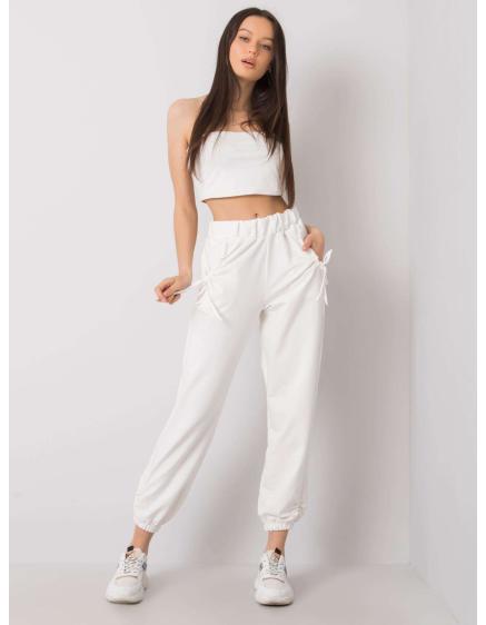 Női melegítőnadrág ZELENA ecru