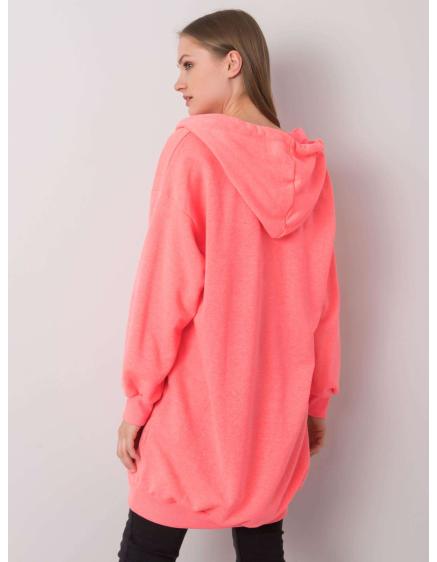 Női kapucnis pulóver OLIVE rózsaszín