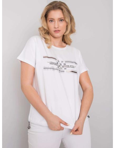 Női plus size blúz MELFI fehér