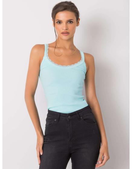 Női csíkos felső SANDY mentazöld