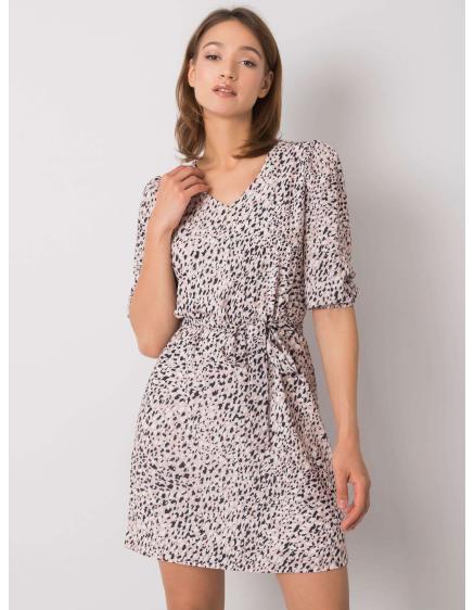 Dámské šaty s potiskem JIANNA růžové 