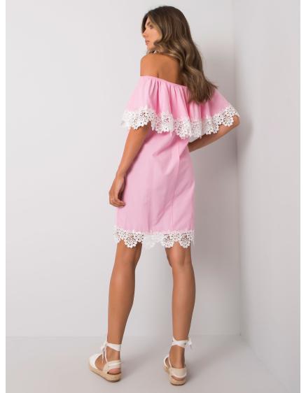 Női csipke ruha spanyol LEElight pink