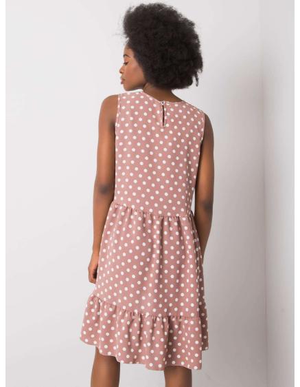 Dámske šaty Nicollete s volánikmi RUE PARIS ružové