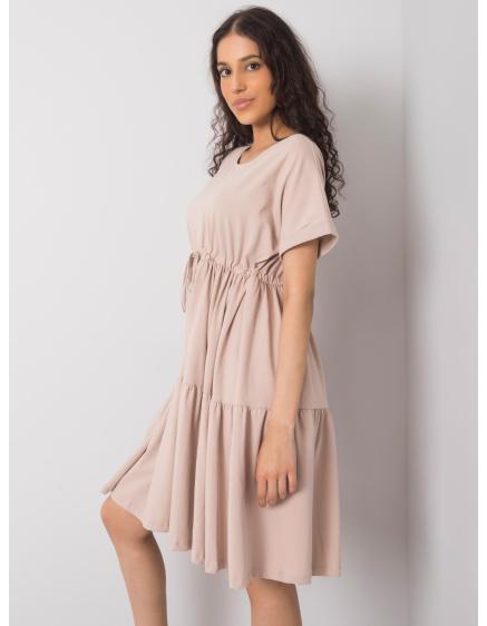 Dámské šaty Sebille RUE PARIS béžové 