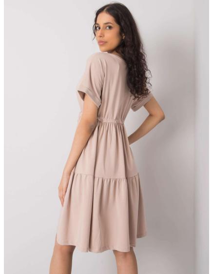 Dámské šaty Sebille RUE PARIS béžové 