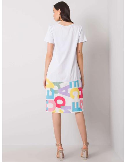 Női GUINEVERE nyomtatott ruha Fehér