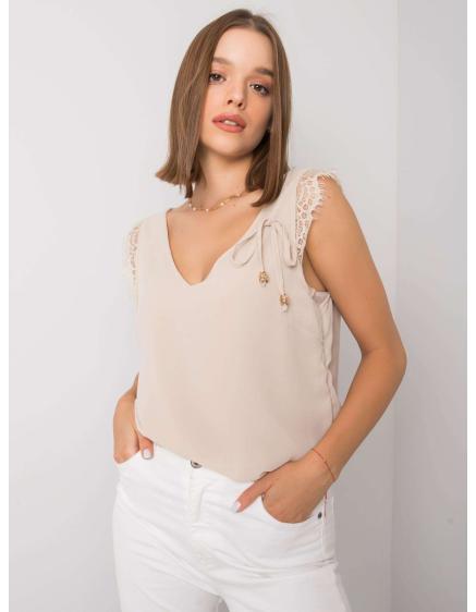 Női csipke top by SAPPHIRE bézs