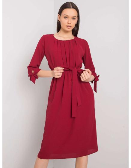 Női koktélruha ALETHEA bordó