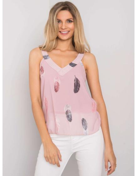 Női mintás felső OAKLYN pink