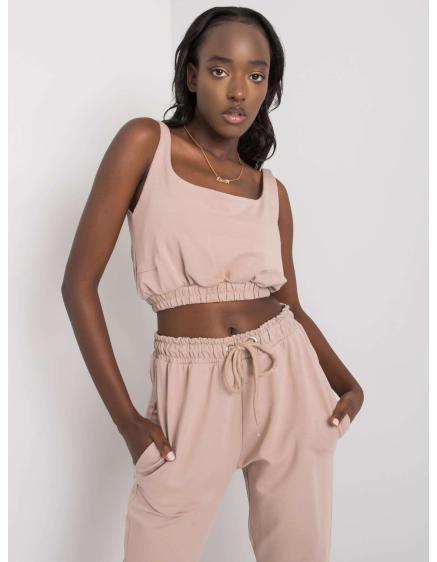 Dámská souprava tepláková IRINI tmavě béžová 