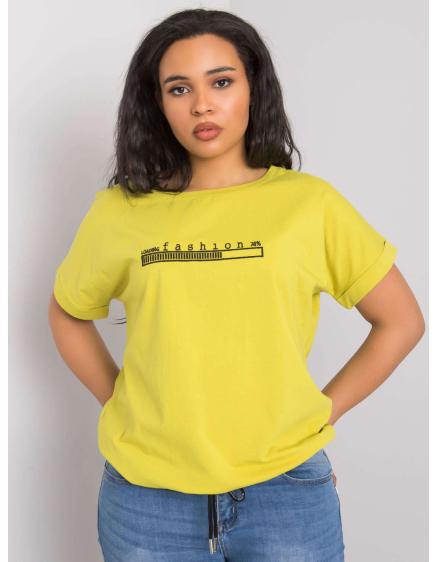 Női plus size blúz MAVIS világoszöld