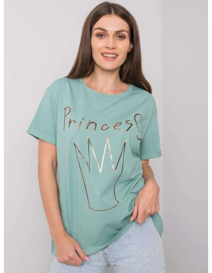 Női póló AOSTA nyomtatott kék