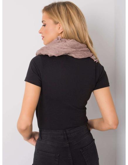 Dámský šátek se střapci AIDAN hnědý 