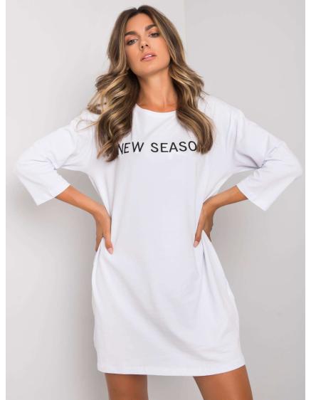 Női nyomtatott ruha RAINA fehér
