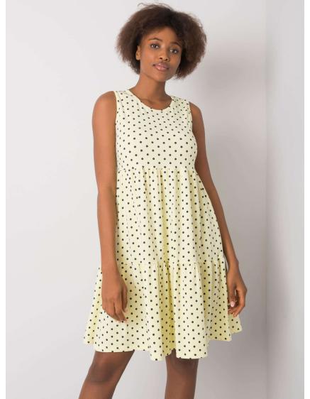 Norinne RUE PARIS sárga női kockás ruha