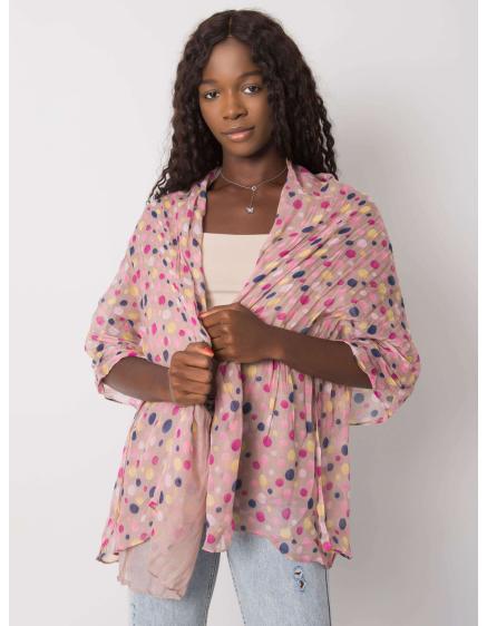 Női sál ELIAN mintával bézs