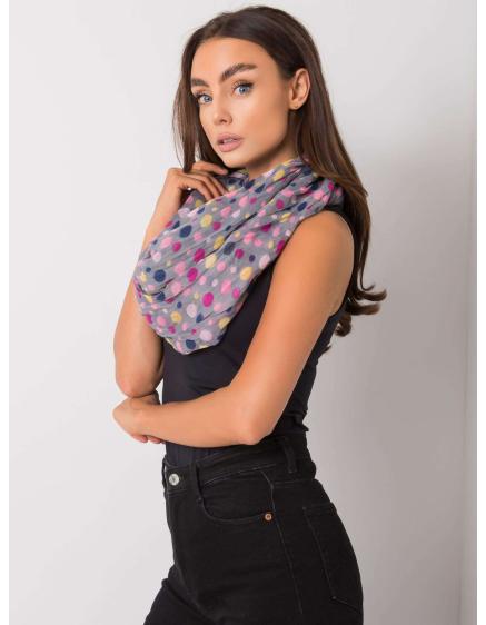 Női sál JOE szürke mintával