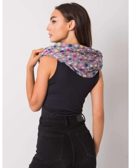 Női sál JOE szürke mintával