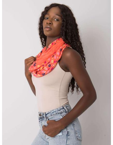 Női sál JAMAR nyomtatással narancssárga