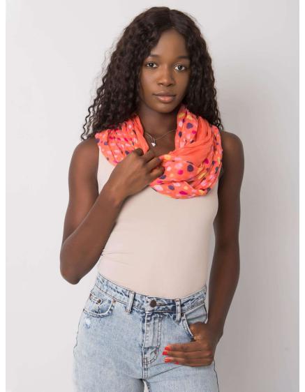 Női sál JAMAR nyomtatással narancssárga