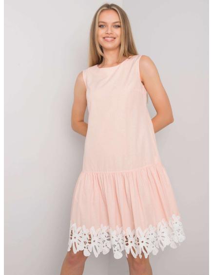 Női fodros ruha FREDERICA barack