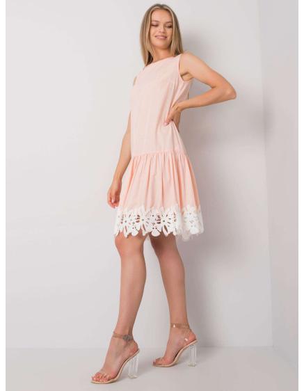 Női fodros ruha FREDERICA barack