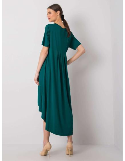 Dámske šaty Casandra RUE PARIS tmavo zelené