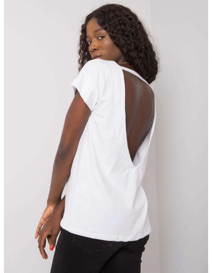 Női blúz hátkivágással FADIA fehér