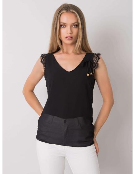 Női csipke felső SAPPHIRE fekete