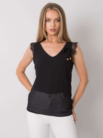 Dámsky čipkovaný top by SAPPHIRE black