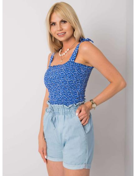 Női pántos felső Ourania RUE PARIS kék