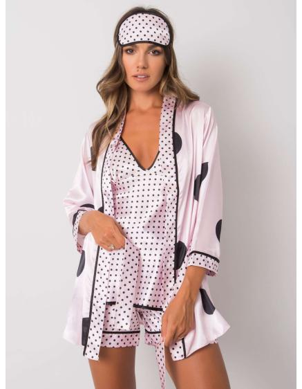 Női szett NIGHT világos rózsaszín