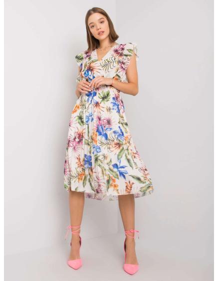 Női rakott ruha GARRINA fehér