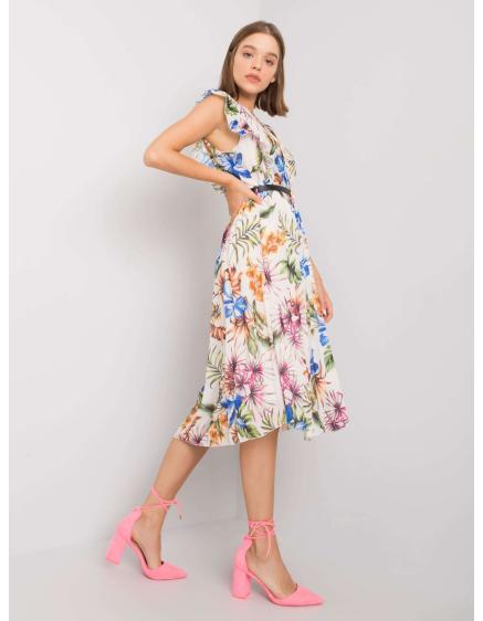 Női rakott ruha GARRINA fehér