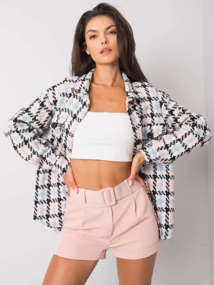 Női öves rövidnadrág MABINTY pink